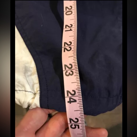 80s red white blue Windbreaker zip jacket color block sailing nautical preppy MP - Picture 8 of 13